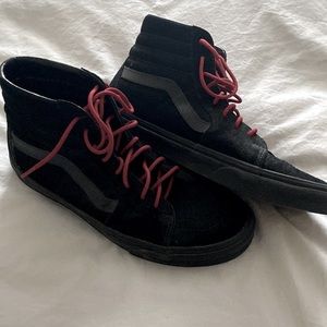 VANS Sk8 Hi black suede Sz13